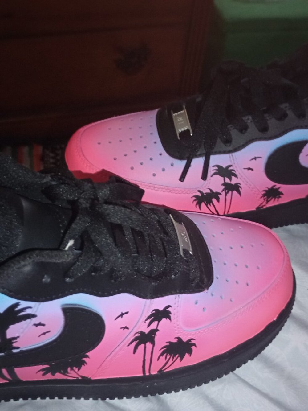 Nikes AF1 Miami Beach Style! - Picture 3 of 5